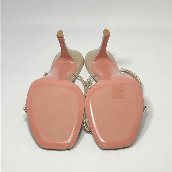 Amina Muaddi Gilda Crystal Strap Sandal size 40 - Picture 9 of 10